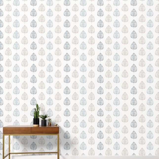 Der elegante Wallpaper-Stil mit modernem Muster. Tapete (Korridor)