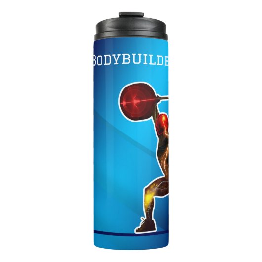 Der elektrische Bodybuilder personalisieren mit de Thermosbecher (Vorderseite)