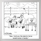 Der elektrische Zaun wäre praktisch: Poster (Vorne)