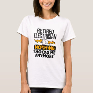 Der Elektromüde schockiert mich noch mehr T-Shirt