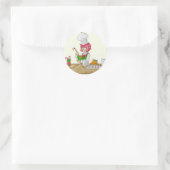 Der Elf Baker Sticker! Runder Aufkleber (Tasche)