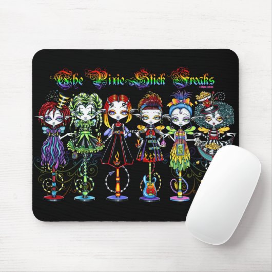 Der Elf-Stock flippt wunderlichen feenhaften Mousepad (Mit Mouse)