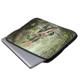 Der Elfenwald Neoprene-Laptop-Sieb Laptopschutzhülle (Vorne Knopf)