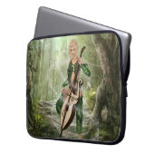 Der Elfenwald Neoprene-Laptop-Sieb Laptopschutzhülle (Vorderseite Links)