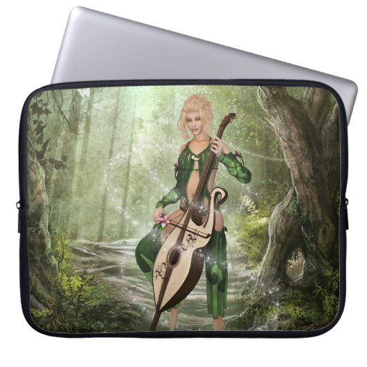 Der Elfenwald Neoprene-Laptop-Sieb Laptopschutzhülle (Vorderseite)