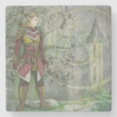 Der Elfenwanderer kehrt zurück Steinuntersetzer (Vorderseite)