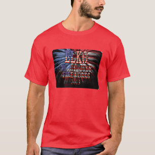 Der Elko der Männer Feuerwerk-T - Shirt 2013