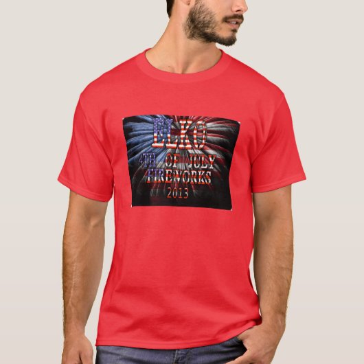 Der Elko der Männer Feuerwerk-T - Shirt 2013 (Vorderseite)