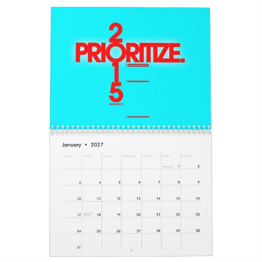 Der Embiggen Kalender 2015 (Jan 2027)