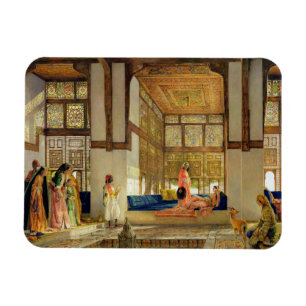 Der Empfang, 1873 (Öl auf Platte) Magnet