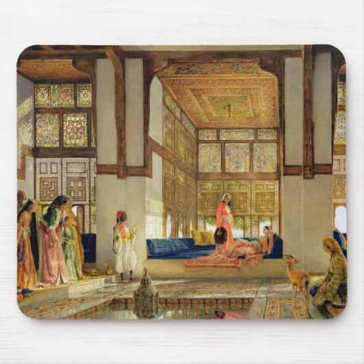 Der Empfang, 1873 (Öl auf Platte) Mousepad (Vorne)