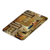 Der Empfang, 1873 (Öl auf Tafel) Magnet (Linke Seite)