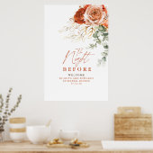 Der Empfang am Abend vor der Probe Poster (Küche)