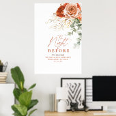 Der Empfang am Abend vor der Probe Poster (Heimbüro)