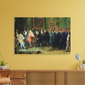 Der Empfang der Botschafter Leinwanddruck (Insitu (Wohnzimmer))