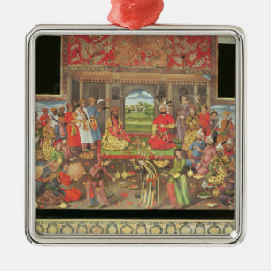 Der Empfang für den Botschafter Silbernes Ornament