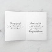 Der Empfang Karte (Innenseite)