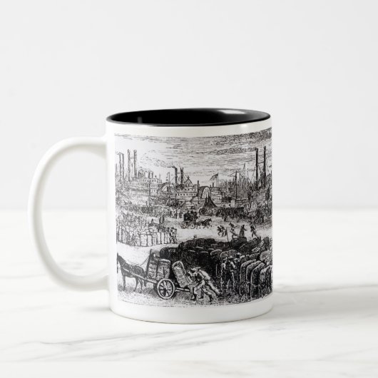 Der Empfang, New Orleans Zweifarbige Tasse (Links)