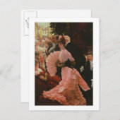 Der Empfang oder L'Ambitieuse (Politische Frau) c Postkarte (Vorne/Hinten)