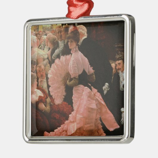 Der Empfang oder, L'Ambitieuse (politische Frau) c Silbernes Ornament (Links)