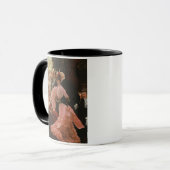 Der Empfang oder, L'Ambitieuse (politische Frau) c Tasse (Vorderseite Links)