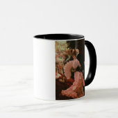 Der Empfang oder, L'Ambitieuse (politische Frau) c Tasse (VorderseiteRechts)