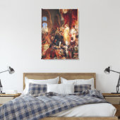 Der Empfang von Christoph Kolumbus Leinwanddruck (Insitu (Schlafzimmer))