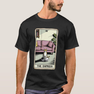 Der Empress Tarot Card Katzenroboter Staubsauger C T-Shirt