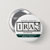 Der Enden-Iran-Kriegs-Knopf Button (Vorne & Hinten)
