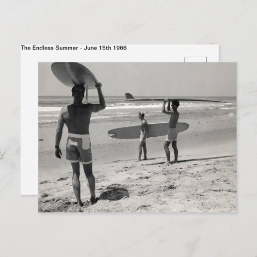 Der endlose Sommer - 15. Juni 1966 Postkarte (Vorne/Hinten)
