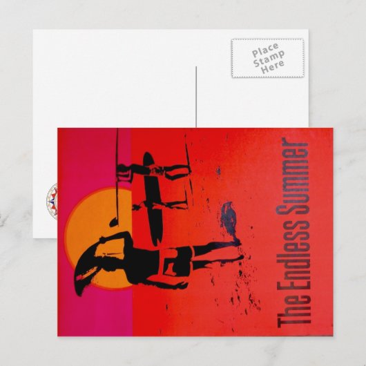 Der endlose Sommer Postkarte (Vorne/Hinten)
