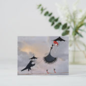 Der endlose Spaziergang Postkarte (Stehend Vorderseite)