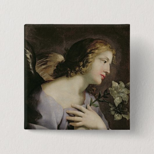 Der Engel der Ankündigung, c.1650 Button (Vorderseite)