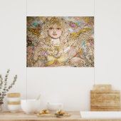 Der Engel der Goldenen Perle. Poster (Küche)
