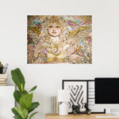 Der Engel der Goldenen Perle. Poster (Heimbüro)