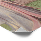 Der Engel der Liebe, der einem Liebhaber im Garten Poster (Ecke)