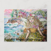 Der Engel der Perlmuschel, Ein Engel rettet.. Postkarte (Vorderseite)