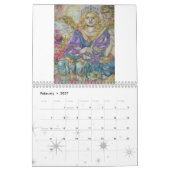 Der Engel der Rosenquarzuhr Kalender (Feb 2027)