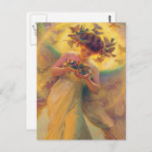 Der Engel der Vögel Postkarte (Vorne/Hinten)