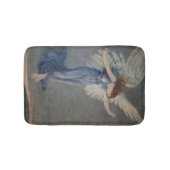 Der Engel des Friedens (von Walter Crane) Badematte (Vorderseite)