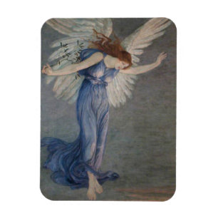 Der Engel des Friedens (von Walter Crane) Magnet