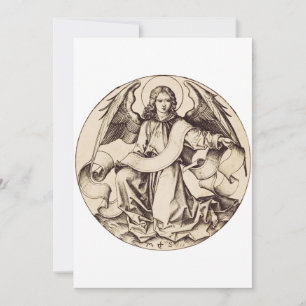 Der Engel des heiligen Matthäus - Kunstsymbol Einladung