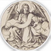 Der Engel des Heiligen Matthew Aufkleber (Vorderseite)