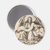 Der Engel des Heiligen Matthew Magnet (Vorderseite/Rückseite)