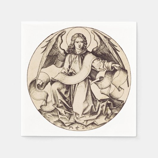 Der Engel des Heiligen Matthew Serviette (Vorderseite)