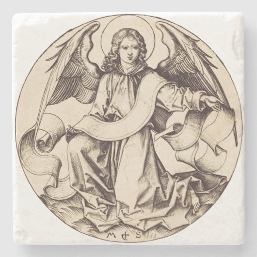 Der Engel des Heiligen Matthew Steinuntersetzer (Vorderseite)