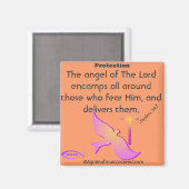 Der Engel des Herrn Magnet (Vorderseite/Rückseite)