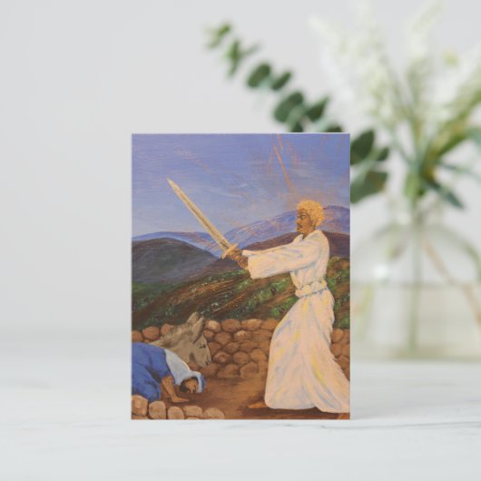 Der Engel des Herrn Postkarte (Stehend Vorderseite)