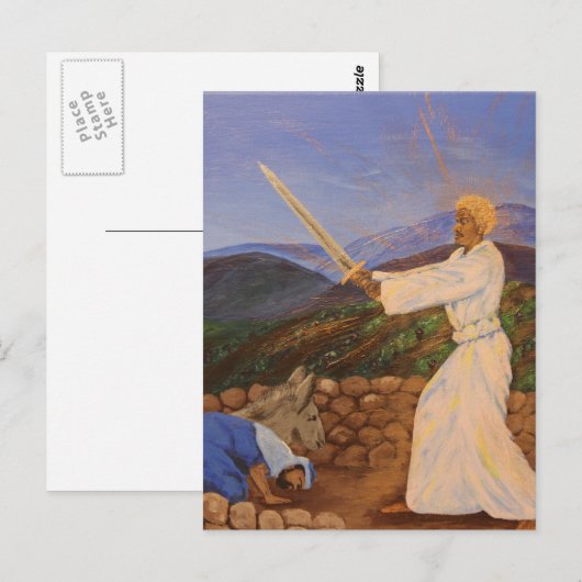 Der Engel des Herrn Postkarte (Vorne/Hinten)