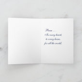 Der Engel des Kranes des Friedens - Weihnachten (Innenseite)